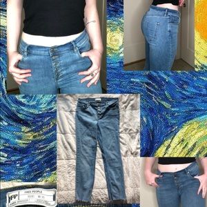 free people button down jeans— originally $70!